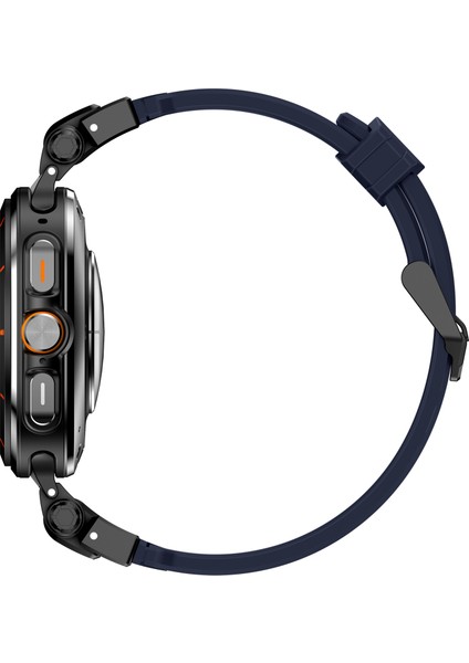 Samsung Galaxy Watch Ultra 47MM Saat Kayışı Yumuşak Tpu Ayarlanabilir Bilek Kayışı-Siyah+Mavi (Yurt Dışından) indirimleri