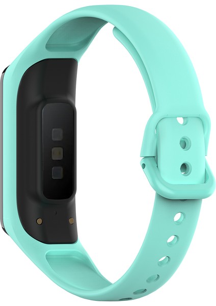 Samsung Galaxy Fit 2 SM-R220-CYAN Için Entegre Çerçeve Kılıflı Silikon Saat Kayışı (Yurt Dışından) modelleri