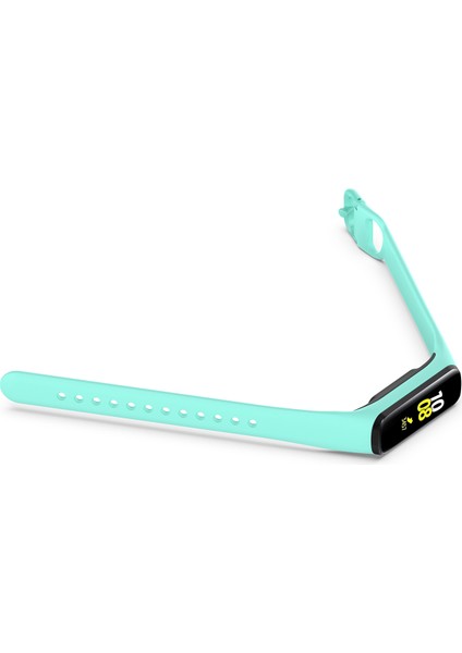 Samsung Galaxy Fit 2 SM-R220-CYAN Için Entegre Çerçeve Kılıflı Silikon Saat Kayışı (Yurt Dışından) indirimleri