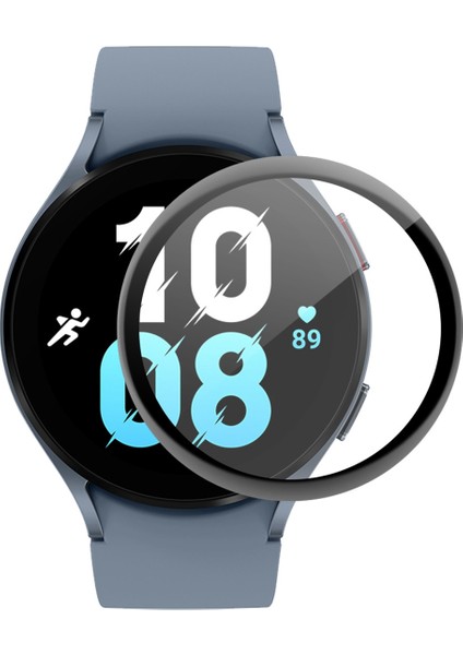 Enkay Hat Prınce Samsung Galaxy Watch 5 44MM Ekran Koruyucu 3D Kavisli Yumuşak Pc Kenar + Tam Kaplama Hd Pmma Film (Yurt Dışından)
