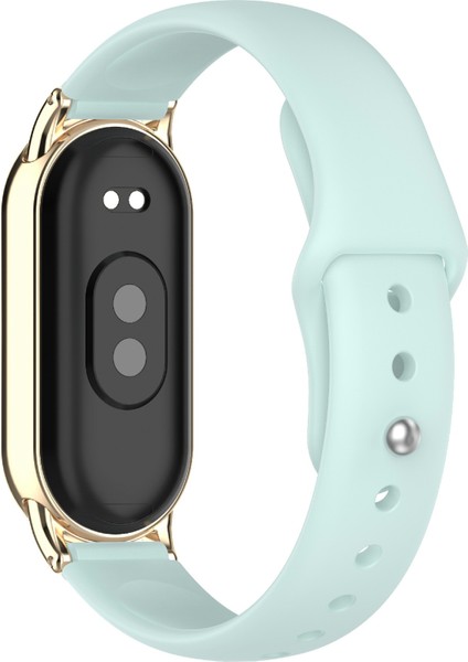 12 mm Evrensel Akıllı Saat Ters Tokalı Silikon Saat Kayışı Için Yedek Bant - Bebek Mavisi (Yurt Dışından)