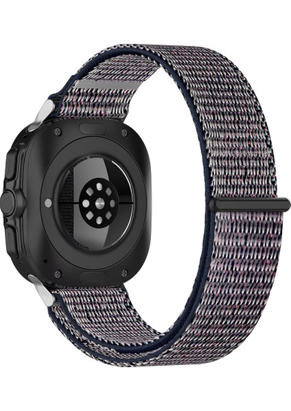 Kalebol Samsung Galaxy Watch Ultra 47MM Saat Kayışı Magic Bant Örgülü Naylon Bileklik - Gece Mavisi (Yurt Dışından)