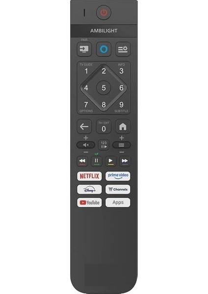 Philips ile Uyumlu Model 65PUS8510/12 QLED 4K Ambilight Mikrofonlu Kumanda