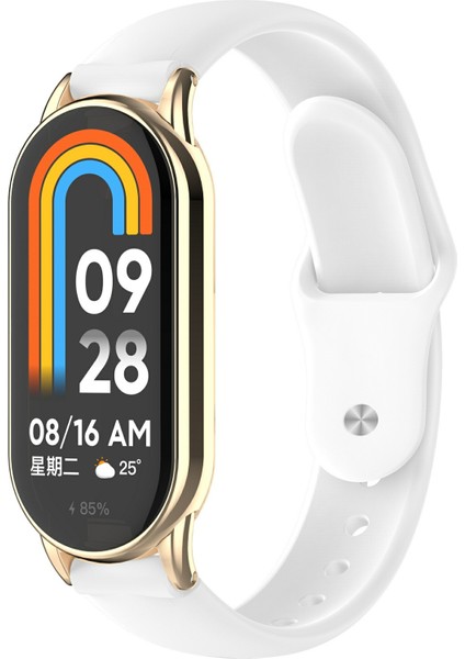 12 mm Evrensel Akıllı Saat Ters Tokalı Silikon Saat Kayışı Için Yedek Bant - Beyaz (Yurt Dışından) modelleri