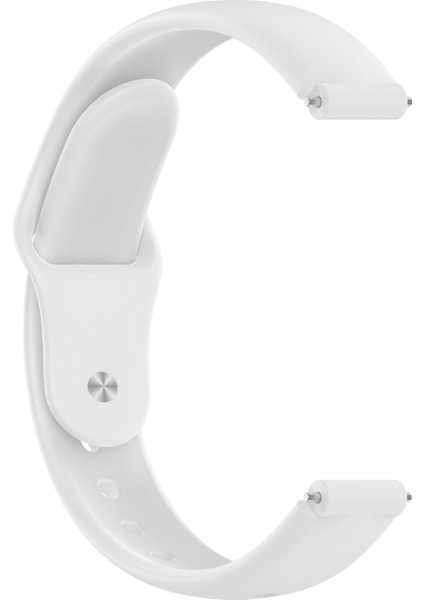 12 mm Evrensel Akıllı Saat Ters Tokalı Silikon Saat Kayışı Için Yedek Bant - Beyaz (Yurt Dışından) indirimleri