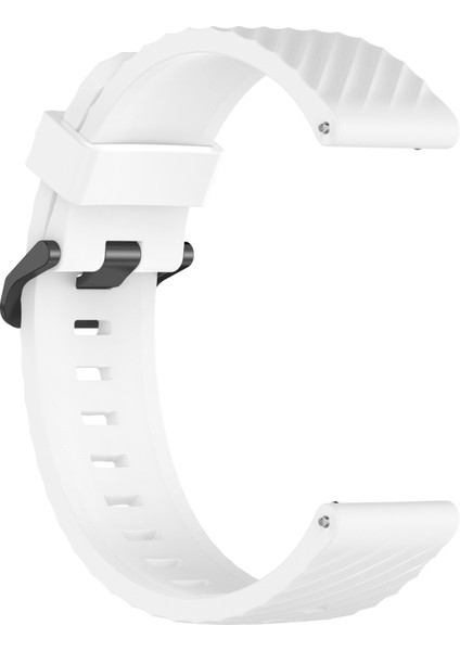 Samsung Galaxy Watch3 45MM/GALAXY Watch 46MM Saat Kayışı 22MM Silikon Saat Bandı-Beyaz (Yurt Dışından) modelleri