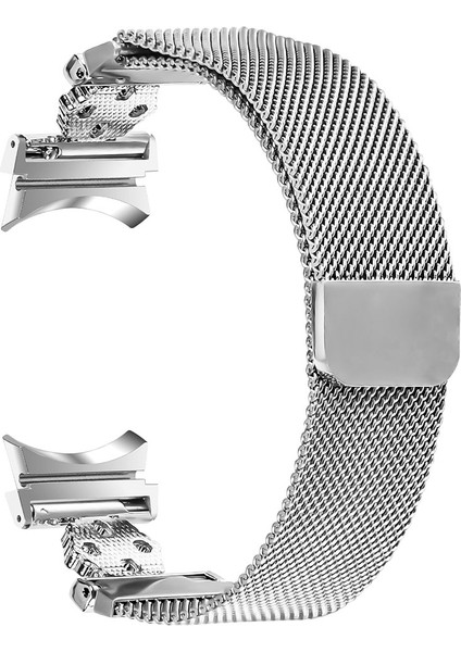Samsung Galaxy Watch6 Classic/watch6 Milanese Saat Kordonu Çiçek Paslanmaz Çelik Kayış ve Bağlantı Parçası - Gümüş (Yurt Dışından) fırsatları