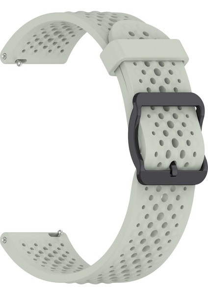 Xiaomi Watch S4 Sport/samsung Galaxy Watch3 45MM/WATCH 42MM Silikon 22MM Çoklu Delikli Nefes Alabilir Saat Kayışı - Yeşil (Yurt Dışından) modelleri