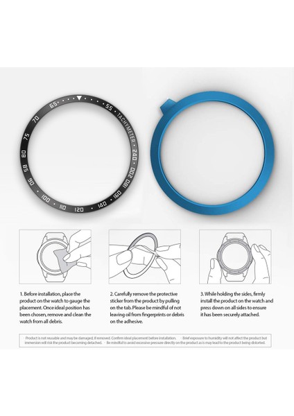 Samsung Galaxy Watch3 45MM - Siyah/beyaz Harfler Için Çizilmez Metal Akıllı Saat Kadran Çerçeve Halkası [e Tipi] (Yurt Dışından) indirimleri