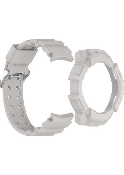 Samsung Galaxy Watch7 40MM Saat Kayışı Silikon Kayış Değişimi ve Saat Kılıfı - Açık Gri (Yurt Dışından) fırsatları