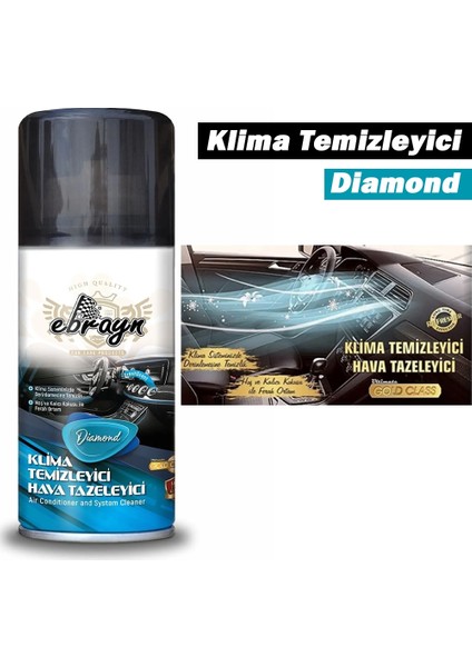 Klima Temizleyici Koku Bombası Klima Koku Giderici Sprey Diamond