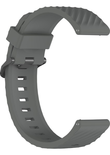 Samsung Galaxy Watch3 45MM/GALAXY Watch 46MM Saat Kayışı 22MM Silikon Saat Bandı - Koyu Gri (Yurt Dışından) modelleri