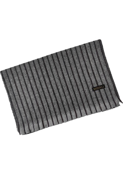 Mısırlı Eşarpları Erkek Yünlü Çizgili Kaşkol ( Atkı ) modelleri