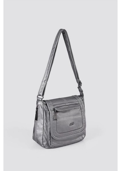 Ziwen Gri Cilt Omuz Çantası fiyatları