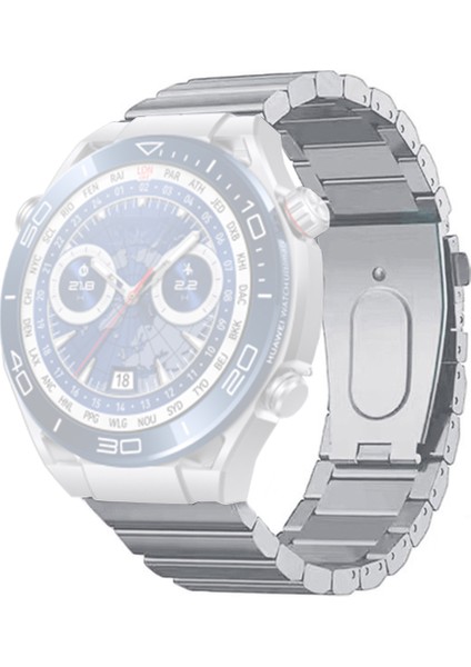 Huawei Watch Gt4/xiaomi Mi Watch/samsung Titanyum Alaşımlı Saat Kayışı 22 mm - Gümüş (Yurt Dışından)