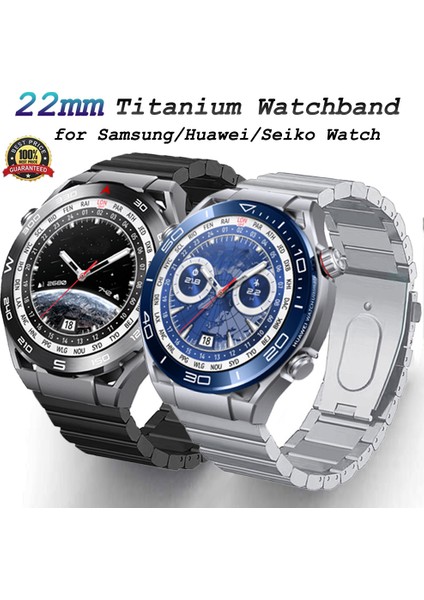 Huawei Watch Gt4/xiaomi Mi Watch/samsung Titanyum Alaşımlı Saat Kayışı 22 mm - Gümüş (Yurt Dışından) fiyatları