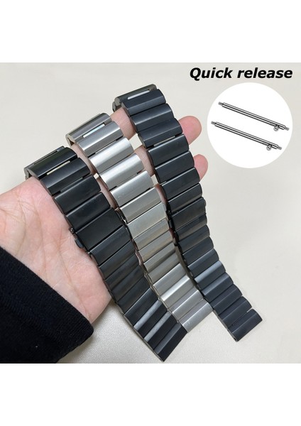 Huawei Watch Gt4/xiaomi Mi Watch/samsung Titanyum Alaşımlı Saat Kayışı 22 mm - Gümüş (Yurt Dışından) modelleri