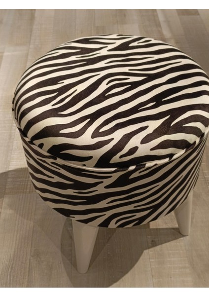 Mercan Mobilya Leopardesen Puf Bench