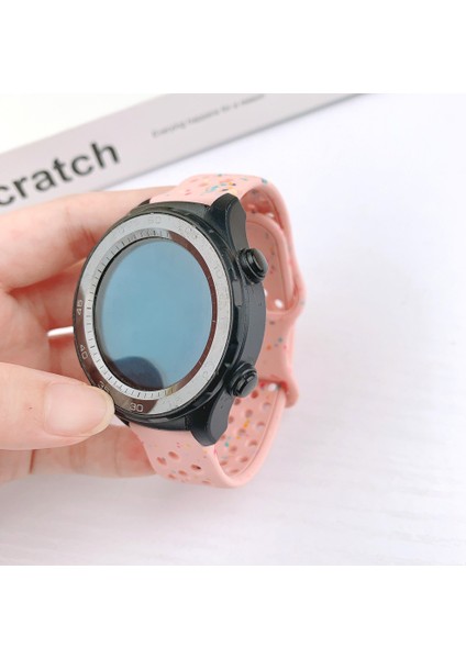 Samsung Galaxy Watch/huawei Watch/garmin/amazfit 20 mm Yedek Bant Silikon Tokalı Kayış Toka Tasarımı-Pembe (Yurt Dışından) indirimleri