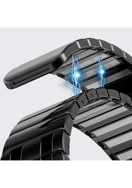 Samsung Galaxy Watch Ultra 47MM Saat Kayışı Manyetik Paslanmaz Çelik Yedek Kayış-Titanyum (Yurt Dışından) fiyatları