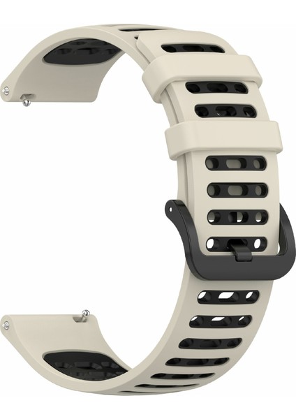 Xiaomi Watch S4 Sport/keep Watch Pilot 1/samsung Galaxy Watch3 45MM Spor Kayışı Için 22MM Silikon Saat Kayışı - Starlight+Siyah (Yurt Dışından) fırsatları