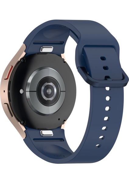 Samsung Galaxy Watch7/watch Fe/watch6/watch 5/watch4 Için Silikon Bilek Kayışı - Gece Mavisi (Yurt Dışından)