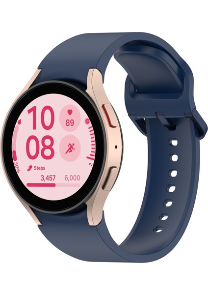 Samsung Galaxy Watch7/watch Fe/watch6/watch 5/watch4 Için Silikon Bilek Kayışı - Gece Mavisi (Yurt Dışından) indirimleri