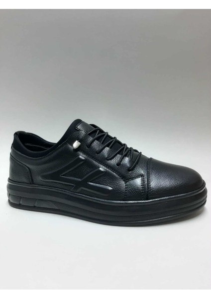 Hakiki Deri Bağcıksız Esnek Günlük Kauçuk Tabanlı Kışlık Erkek Ayakkabı C-9640562BMSA fiyatları