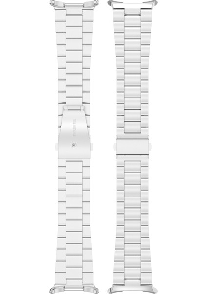 Samsung Galaxy Watch Ultra 47MM Metal Saat Kayışı Üç Boncuklu Çelik Bilek Kayışı - Gümüş (Yurt Dışından) indirimleri