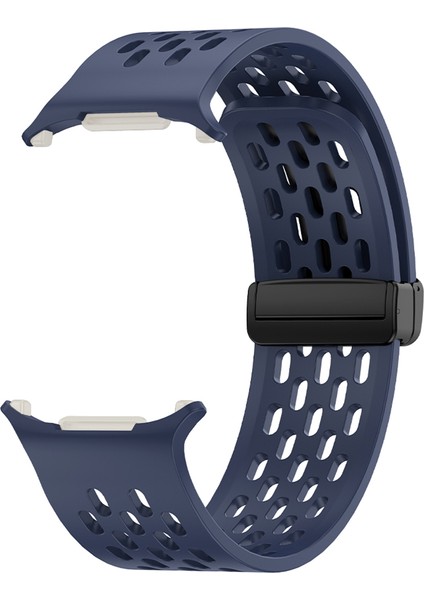 Kalebol Samsung Galaxy Watch Ultra 47MM Silikon Bant Manyetik Yedek Kayış - Lacivert (Yurt Dışından) fırsatları