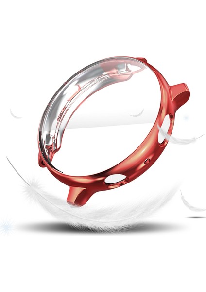 Hat Prınce Her Yönüyle Koruyucu Elektrokaplama Tpu Saat Kılıfı Samsung Galaxy Watch Active2 44MM - Kırmızı (Yurt Dışından) fiyatları