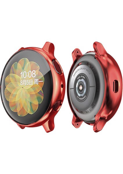 Hat Prınce Her Yönüyle Koruyucu Elektrokaplama Tpu Saat Kılıfı Samsung Galaxy Watch Active2 44MM - Kırmızı (Yurt Dışından) fırsatları