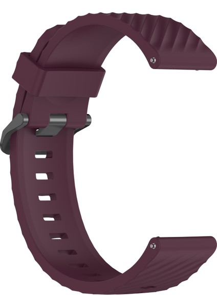 Samsung Galaxy Watch3 45MM/GALAXY Watch 46MM Saat Kayışı 22MM Silikon Saat Bandı - Şarap Kırmızısı (Yurt Dışından) modelleri