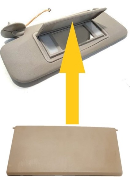 Opel Insignia A Güneşlik Makyaj Aynası Kapağı Bej