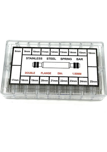 144 Adet/takım Saat Kayışı Paslanmaz Çelik Bağlantı Pimleri, Profesyonel Yaylı Akıllı Saat Yedek Parçaları Plastik Kutulu (8-25 Mm) (Yurt Dışından) modelleri