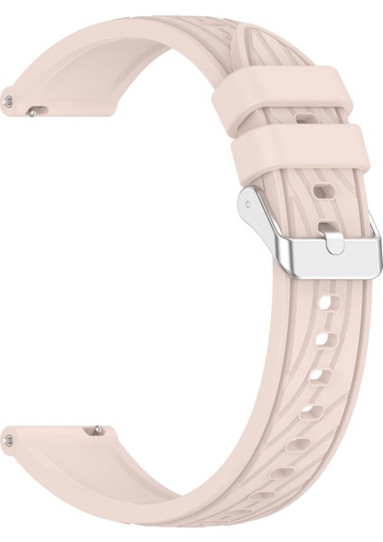 Huawei Watch Gt 3 42MM/SAMSUNG Galaxy Watch7/6/5/4/5 Pro Saat Kayışı 20MM Dokulu Silikon Bant-Pembe (Yurt Dışından) fiyatları