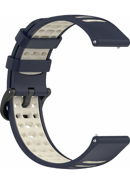 Xiaomi Watch S4 Sport/keep Watch Pilot 1/samsung Galaxy Watch3 45MM Spor Kayışı Için 22 mm Silikon Saat Kayışı - Gece Mavisi + Yıldız Işığı (Yurt Dışından) indirimleri