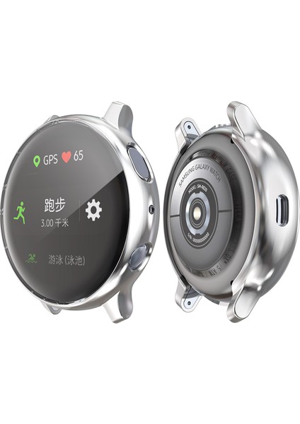 Hat Prınce Her Yönüyle Koruyucu Elektrokaplama Tpu Saat Kılıfı Samsung Galaxy Watch Active2 44MM - Gümüş (Yurt Dışından) fırsatları