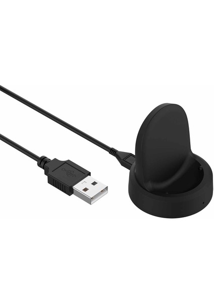 Samsung Galaxy Watch 5 40MM/44MM/5 Pro 45MM/4 40MM/44MM/WATCH Active/active2-Siyah Için USB Şarj Istasyonu Kablosu (Yurt Dışından)