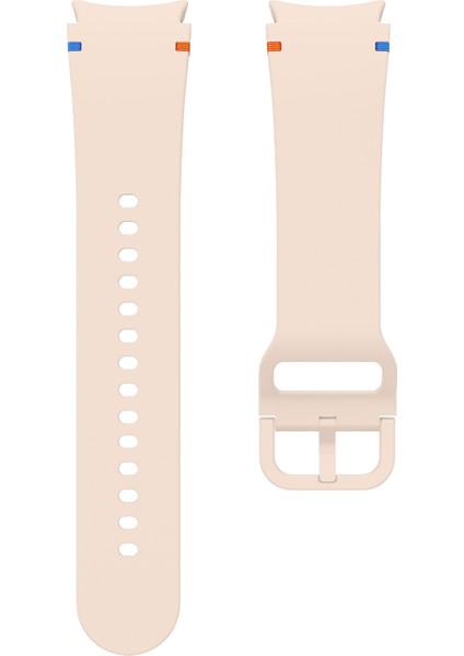 Samsung Galaxy Watch Fe/7/6/5/4 Için Dikiş Çizgisi Dekorlu Saat Kayışı Yedek Silikon Kayış-Pembe (Yurt Dışından) indirimleri