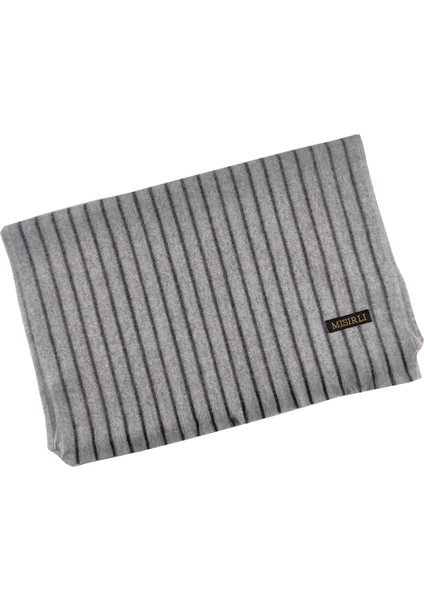 Mısırlı Eşarpları Erkek Yünlü Çizgili Kaşkol ( Atkı ) modelleri