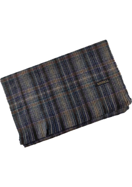 Mısırlı Eşarpları Erkek Yünlü Ekose Kaşkol ( Atkı ) modelleri