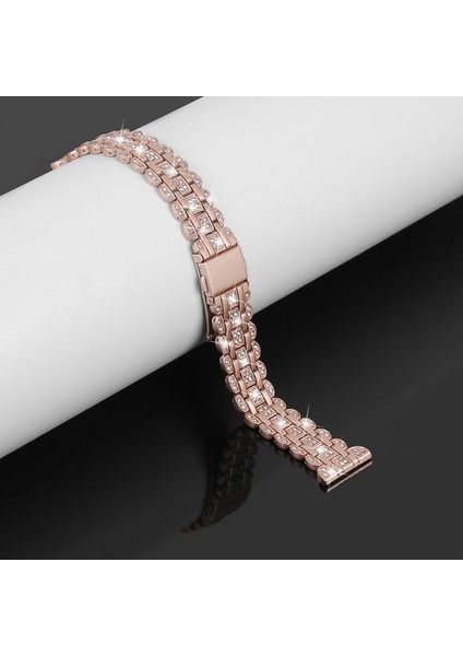 Samsung Galaxy Watch7 44MM/40MM Saat Bandı Yapay Elmas Dekorlu Akıllı Saat Kayışı - Gül Pembesi (Yurt Dışından) indirimleri