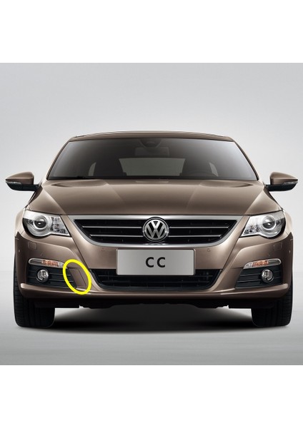 Vw Passat cc 2009-2012 Ön Tampon Sağ Çeki Demiri Kapağı 3C8807241