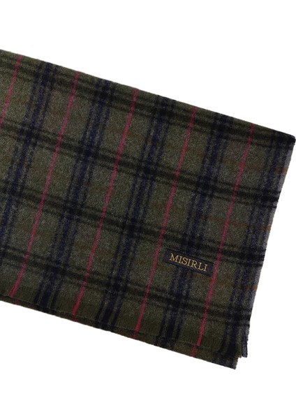 Erkek Yünlü Ekose Kaşkol ( Atkı ) modelleri