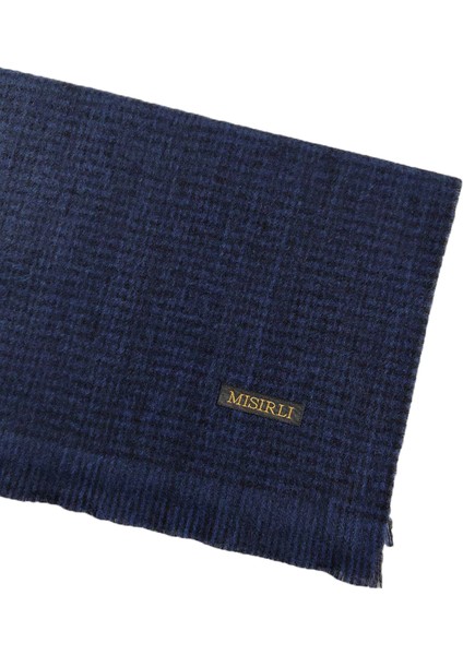 Mısırlı Eşarpları Erkek Yünlü Çizgili Kaşkol ( Atkı )