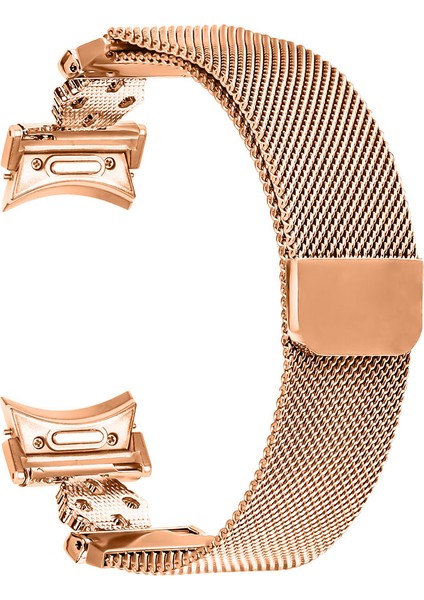 Samsung Galaxy Watch6 Classic/watch6 Milanese Saat Kayışı Paslanmaz Çelik Kayış ve Hızlı Çıkarma Bağlantısı - Gül Altını (Yurt Dışından) modelleri