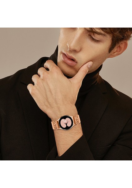 Samsung Galaxy Watch6 Classic/watch6 Milanese Saat Kayışı Paslanmaz Çelik Kayış ve Hızlı Çıkarma Bağlantısı - Gül Altını (Yurt Dışından) indirimleri