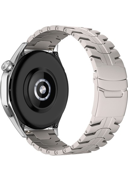 Huawei Watch Gt 4 46MM/WATCH 4/4 Pro/gt/samsung Galaxy Watch3 45MM Titanyum Alaşımlı Kayış 22MM Güvenlik Tokalı Saat Kayışı-Titanyum (Yurt Dışından)