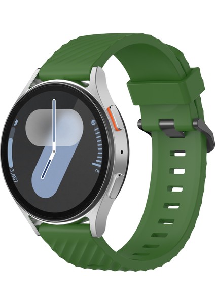 Samsung Galaxy Watch7 40MM/44MM Saat Kayışı 20MM Silikon Saat Kayışı - Ordu Yeşili (Yurt Dışından) indirimleri